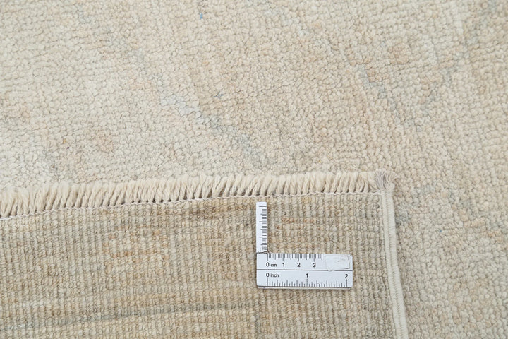 Afghan Oushak Rug 6' 2" x 8' 10" Hand-Knotted | No. AT11420