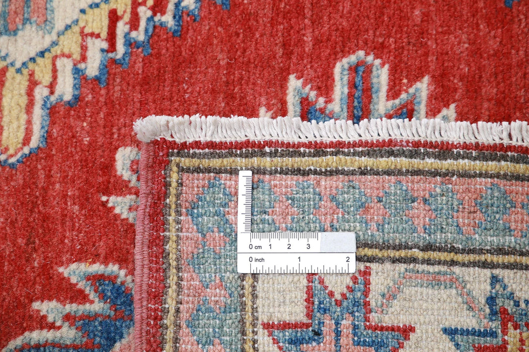 Afghan Kazak Rug 2' 7" x 9' 8" Hand-Knotted | No. AT11449
