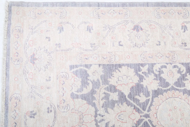 Afghan Tabriz Rug 6' 4" x 8' 5" Hand-Knotted | No. AT11460