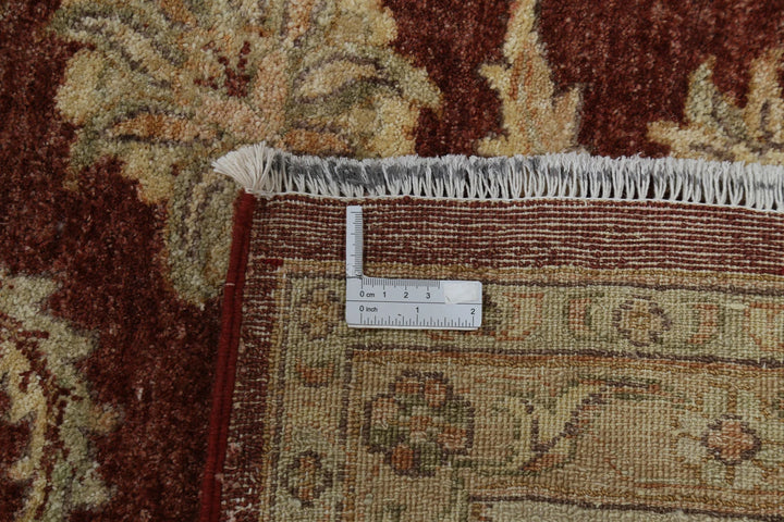 Rust Indian Ziegler Rug 9' 10" x 13' 9" Hand-Knotted | No. AT11464