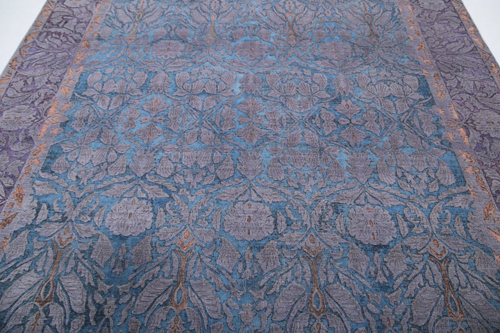 Afghan Oriental Rug 8' 0" x 10' 1" Hand-Knotted | No. AT11610