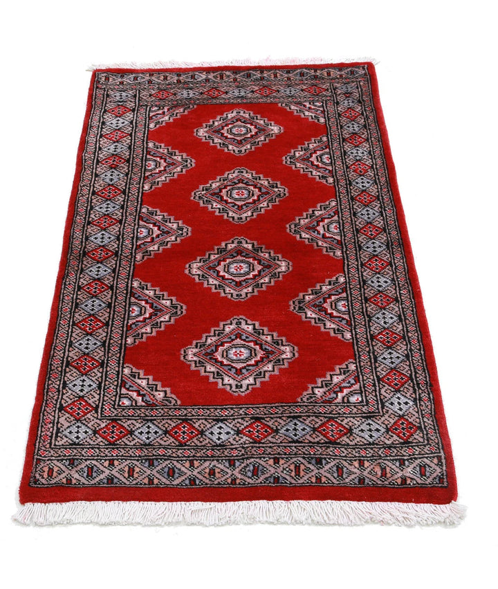 Pakistani Jaldar Rug 2' 6" x 4' 2" Hand-Knotted | No. AT11612