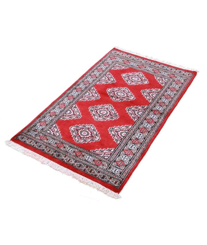 Pakistani Jaldar Rug 2' 6" x 4' 2" Hand-Knotted | No. AT11612