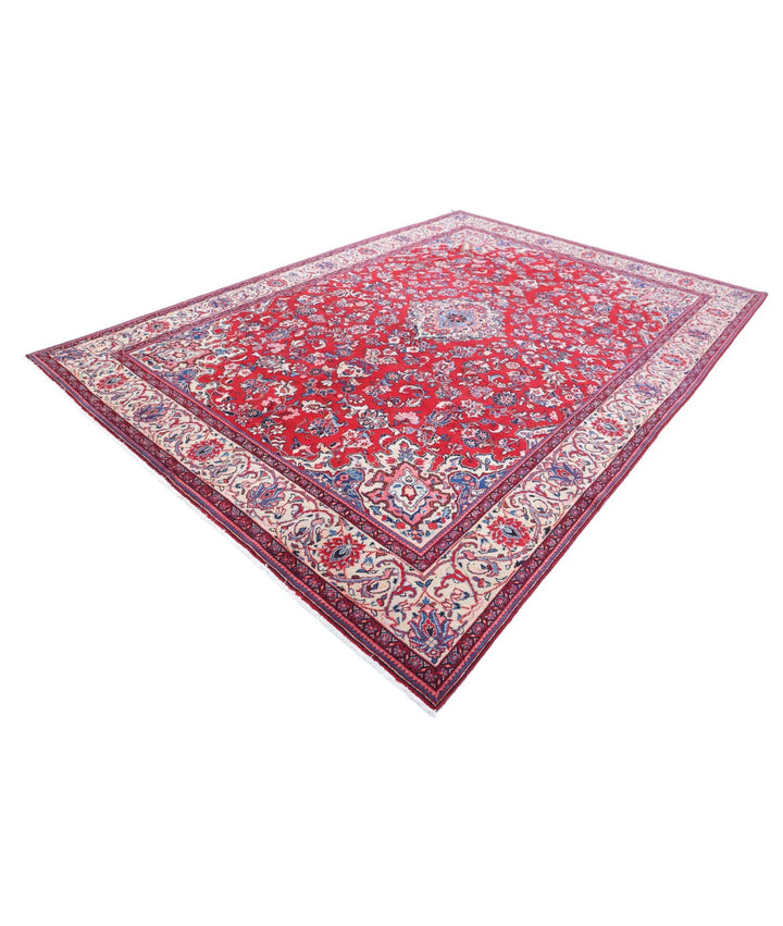 Persian Mashad Rug 8' 6" x 12' 1" Hand-Knotted | No. AT11613