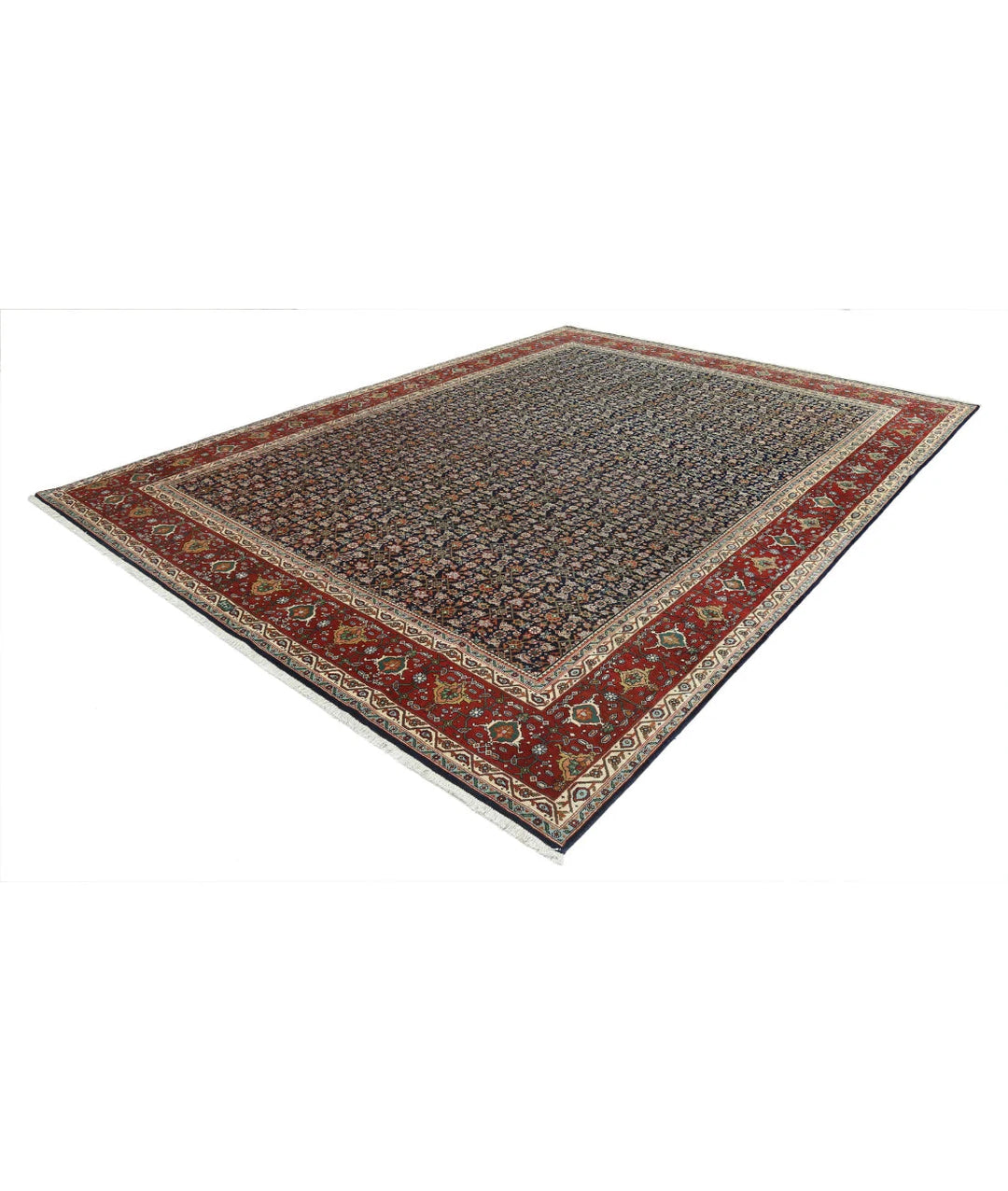 Persian Herati Rug 9' 11" x 13' 4" Hand-Knotted | No. AT11648