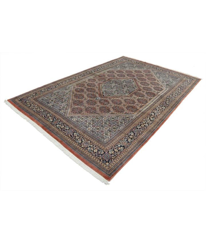 Persian Bijar Rug 6' 7" x 9' 11" Hand-Knotted | No. AT11701