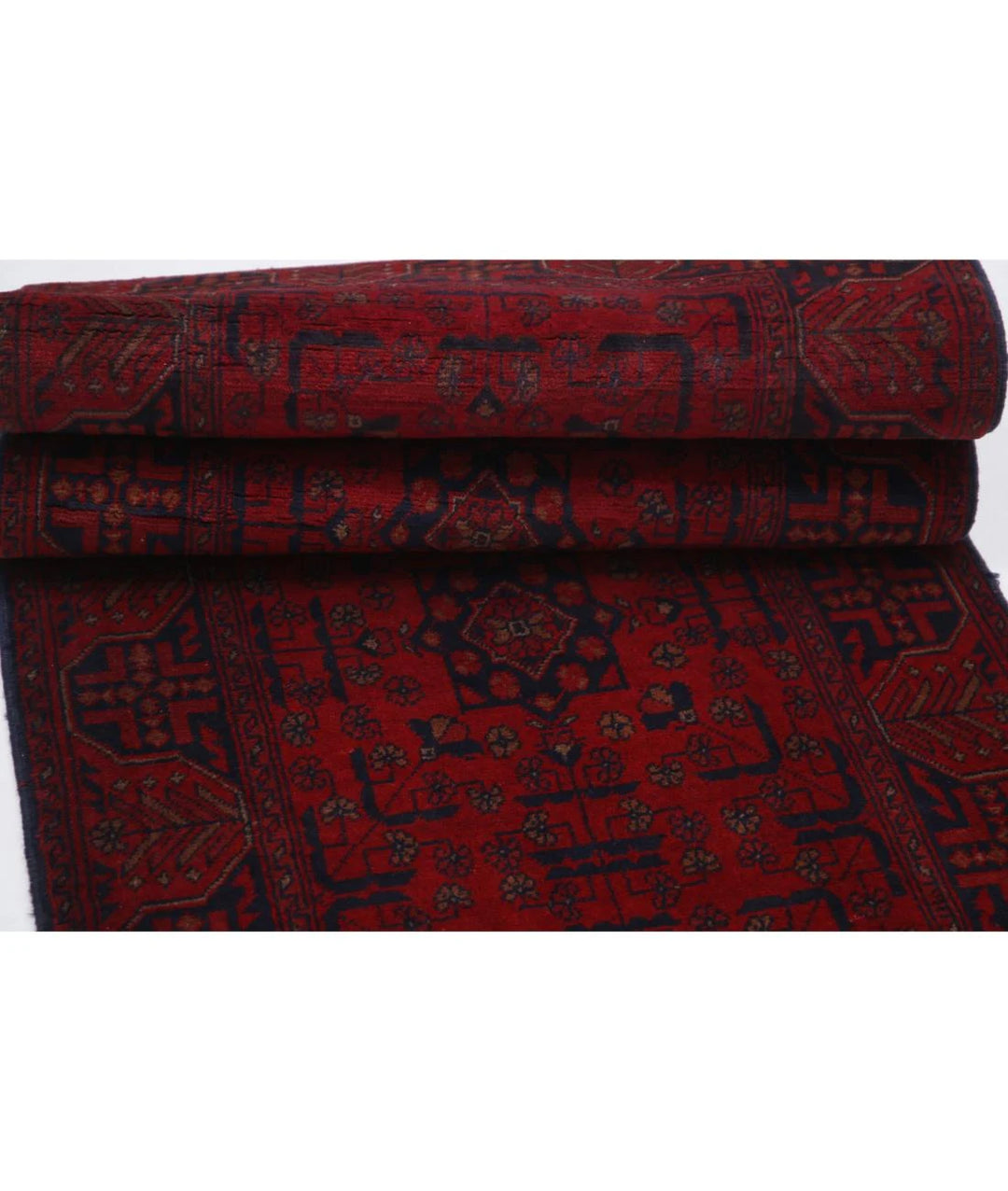 Afghan Khal Muhammadi Rug 2' 7" x 9' 5" Hand-Knotted | No. AT11723