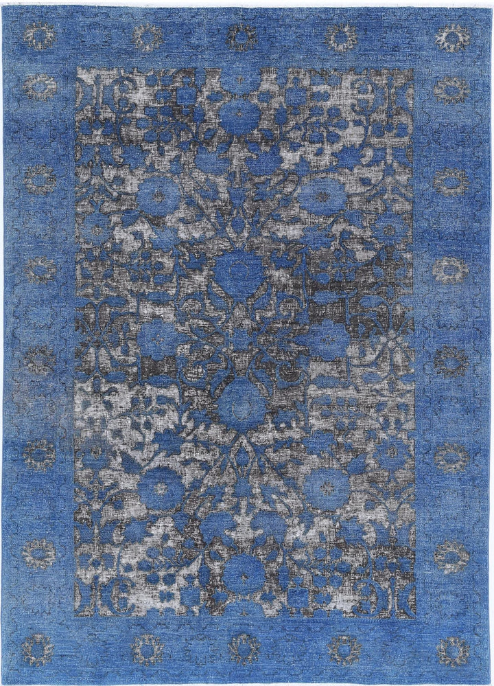 Afghan Oriental Rug 6' 2" x 8' 6" Hand-Knotted | No. AT11757