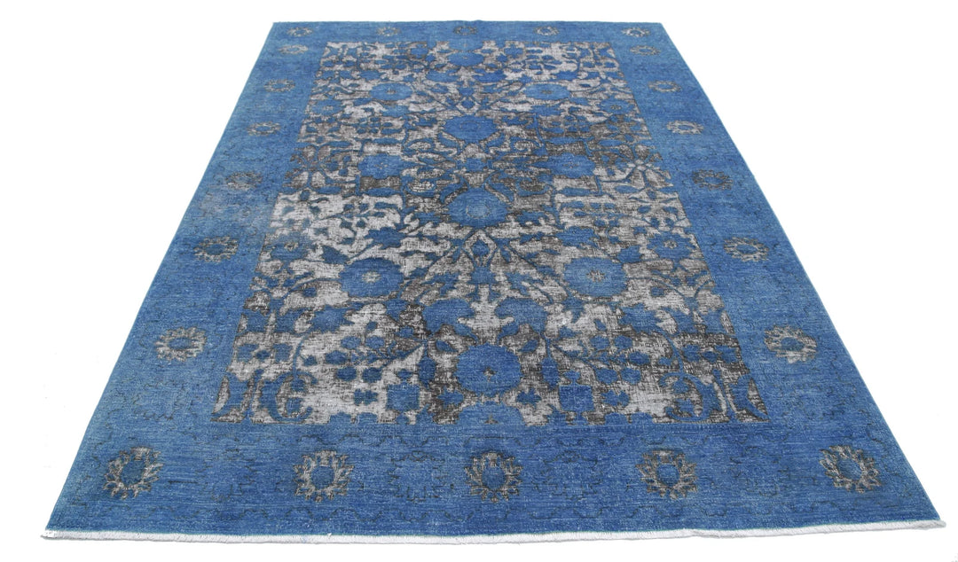 Afghan Oriental Rug 6' 2" x 8' 6" Hand-Knotted | No. AT11757