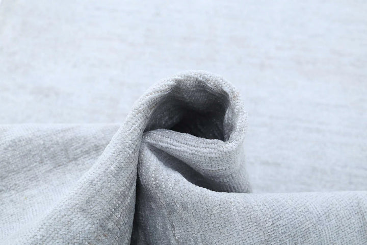 Grey Afghan Overdye Rug 2' 7" x 12' 2" Hand-Knotted | No. AT11766