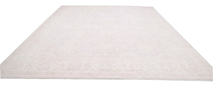 Afghan Serenity Rug 12' 0" x 14' 3" Hand-Knotted | No. AT11796