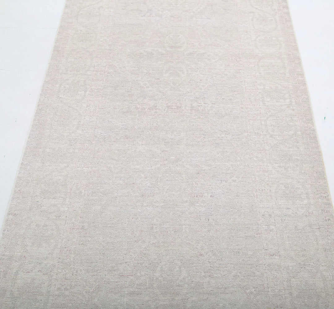 Afghan Tabriz Rug 2' 11" x 10' 4" Hand-Knotted | No. AT11901