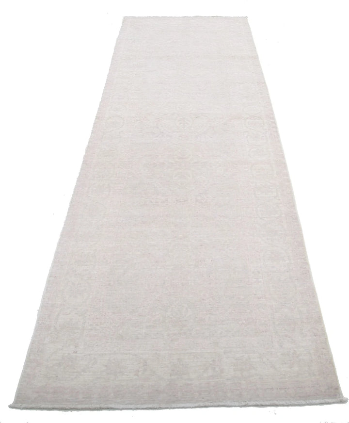 Afghan Tabriz Rug 2' 11" x 10' 4" Hand-Knotted | No. AT11901