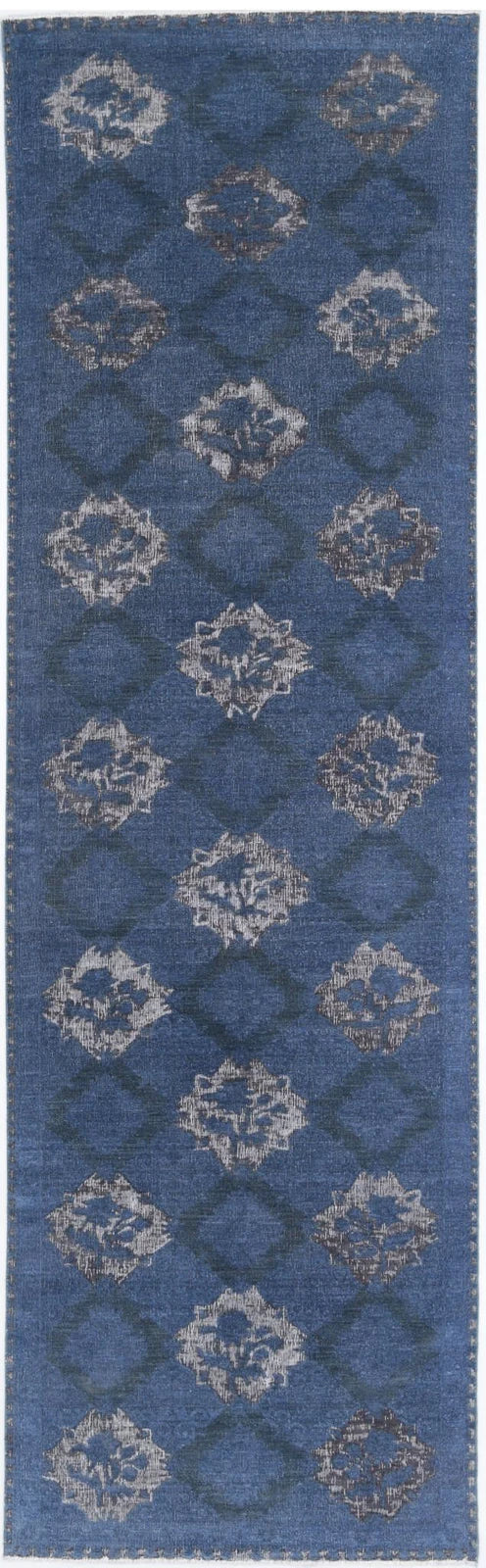 Afghan Onyx Runner Rug 3' 10" x 14' 2" Hand-Knotted | No. AT11973