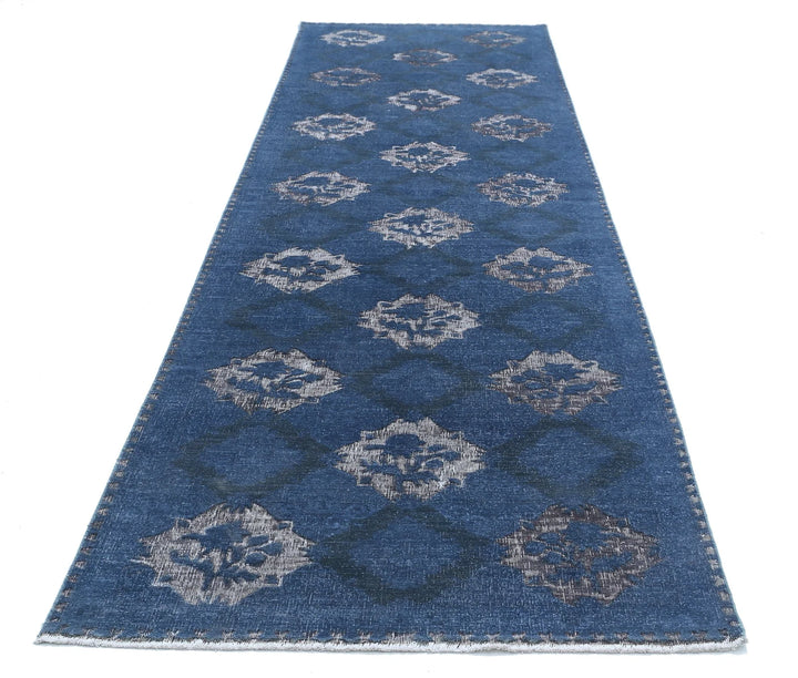 Afghan Onyx Runner Rug 3' 10" x 14' 2" Hand-Knotted | No. AT11973