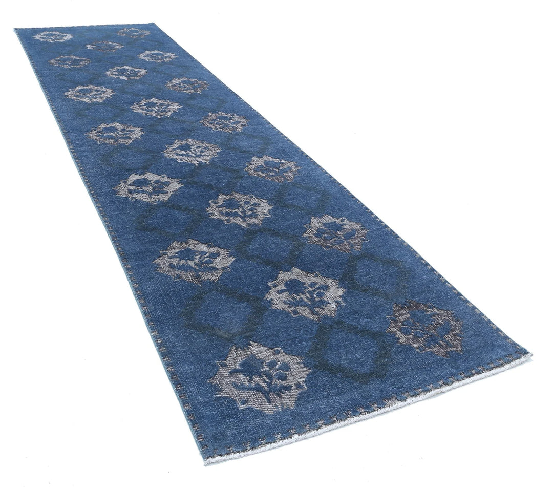 Afghan Onyx Runner Rug 3' 10" x 14' 2" Hand-Knotted | No. AT11973