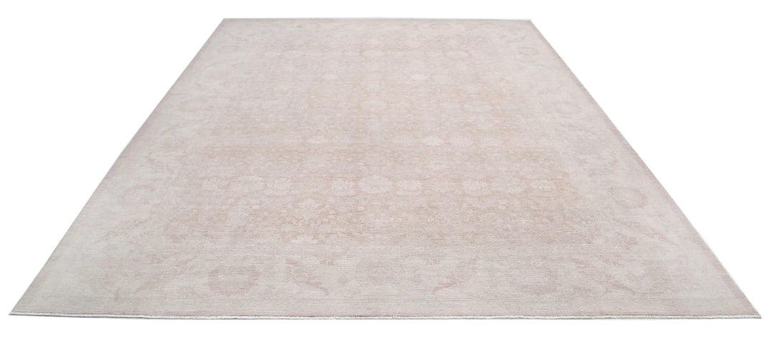Afghan Serenity Rug 9' 0" x 11' 10" Hand-Knotted | No. AT12061