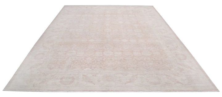 Afghan Serenity Rug 9' 0" x 11' 10" Hand-Knotted | No. AT12061