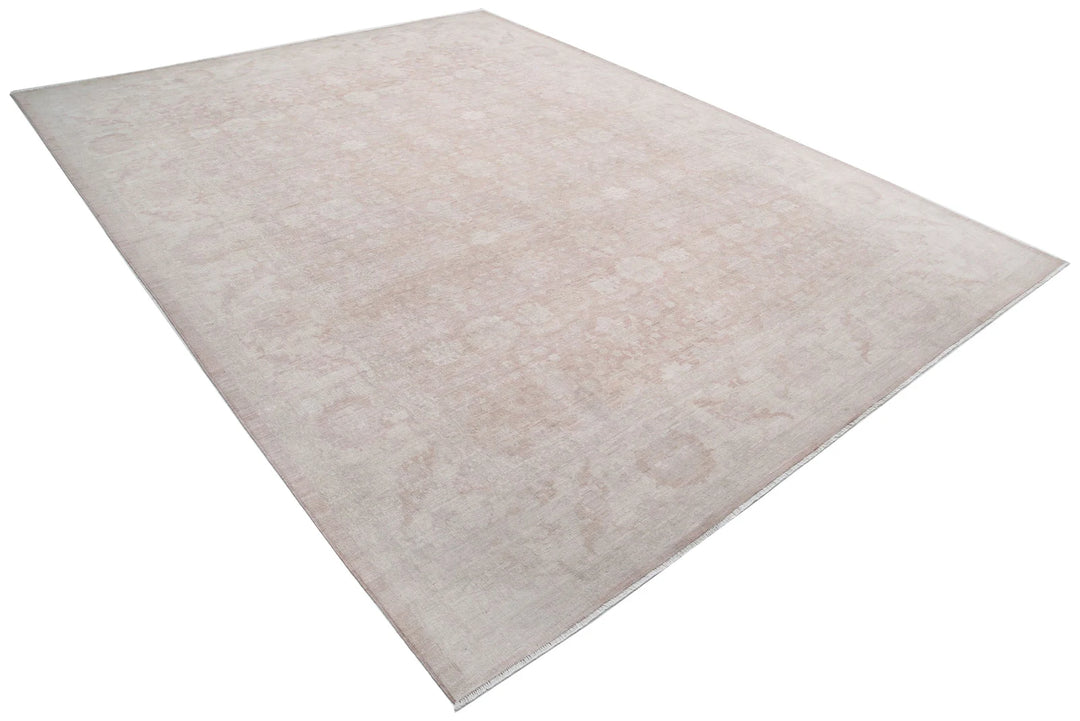 Afghan Serenity Rug 9' 0" x 11' 10" Hand-Knotted | No. AT12061