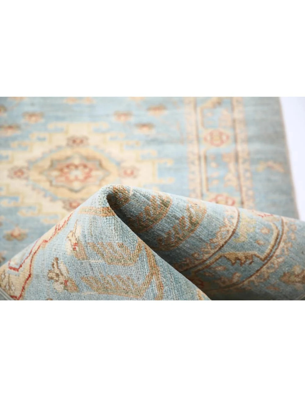 Afghan Ziegler Rug 2' 9" x 8' 2" Hand-Knotted | No. AT12277