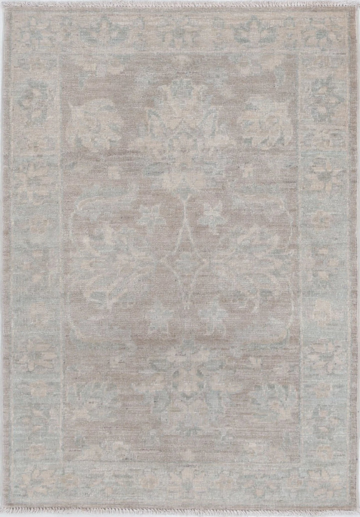 Afghan Serenity Rug 2' 1" x 3' 1" Hand-Knotted | No. AT12296