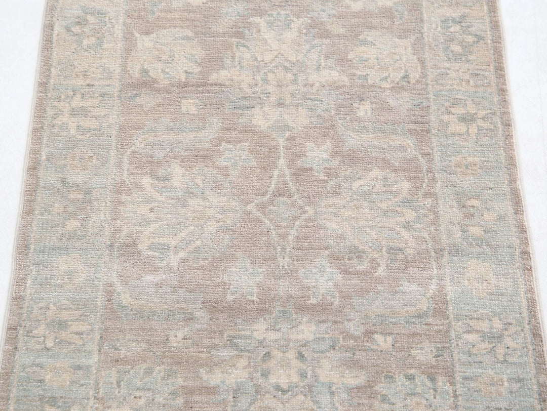 Afghan Serenity Rug 2' 1" x 3' 1" Hand-Knotted | No. AT12296