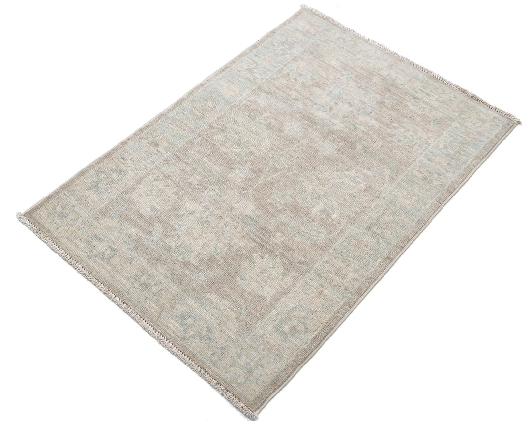 Afghan Serenity Rug 2' 1" x 3' 1" Hand-Knotted | No. AT12296