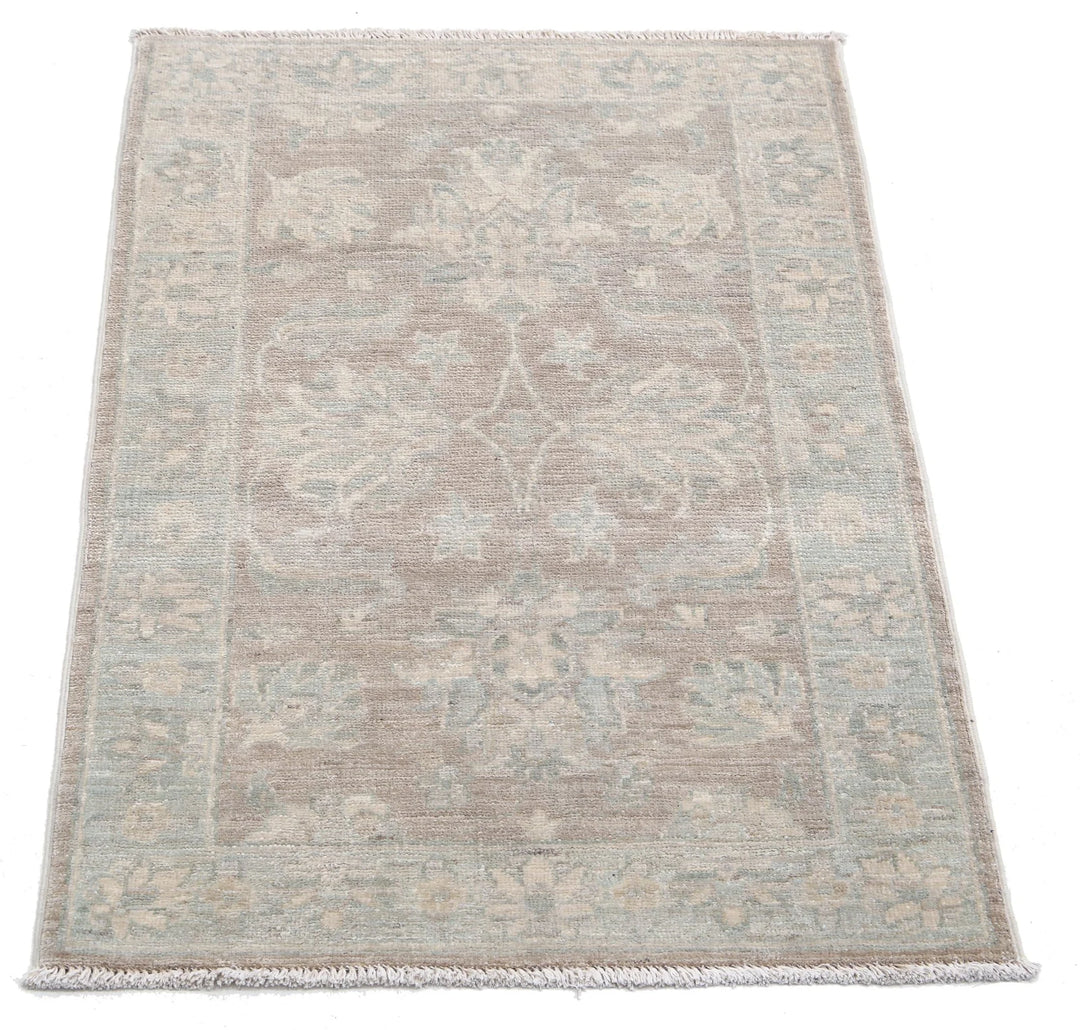 Afghan Serenity Rug 2' 1" x 3' 1" Hand-Knotted | No. AT12296
