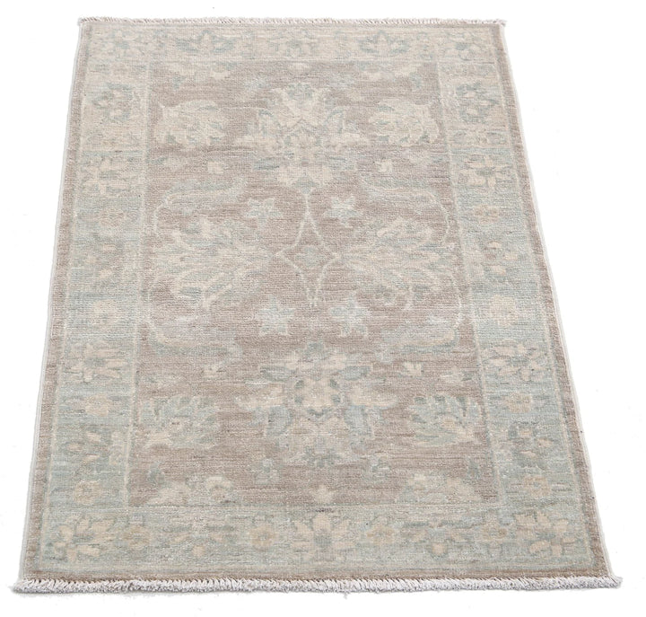 Afghan Serenity Rug 2' 1" x 3' 1" Hand-Knotted | No. AT12296