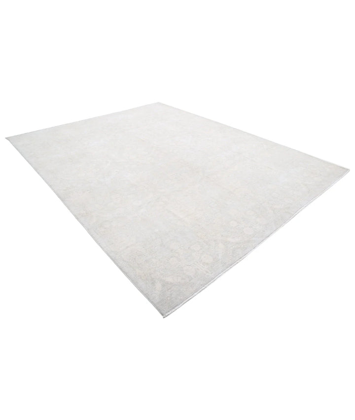 Brown Afghan Oriental Rug 8' 9" x 11' 0" Hand-Knotted | No. AT12328