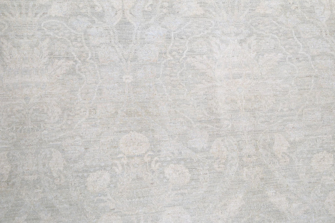 Brown Afghan Oriental Rug 8' 9" x 11' 0" Hand-Knotted | No. AT12328