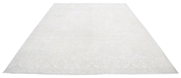 Brown Afghan Oriental Rug 8' 9" x 11' 0" Hand-Knotted | No. AT12328