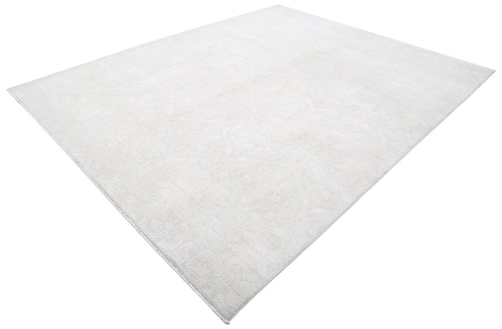 Brown Afghan Oriental Rug 8' 9" x 11' 0" Hand-Knotted | No. AT12328