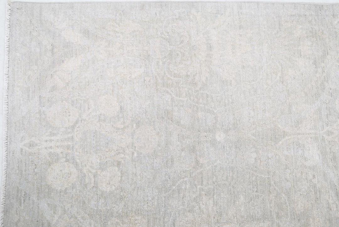 Brown Afghan Oriental Rug 8' 9" x 11' 0" Hand-Knotted | No. AT12328