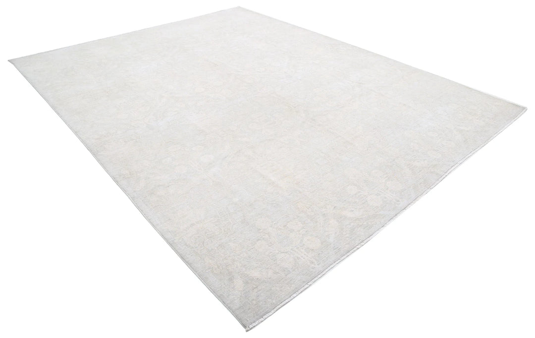 Brown Afghan Oriental Rug 8' 9" x 11' 0" Hand-Knotted | No. AT12328