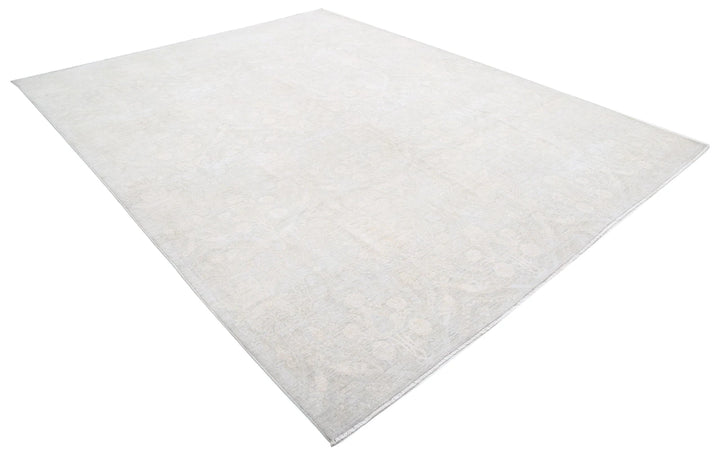 Brown Afghan Oriental Rug 8' 9" x 11' 0" Hand-Knotted | No. AT12328