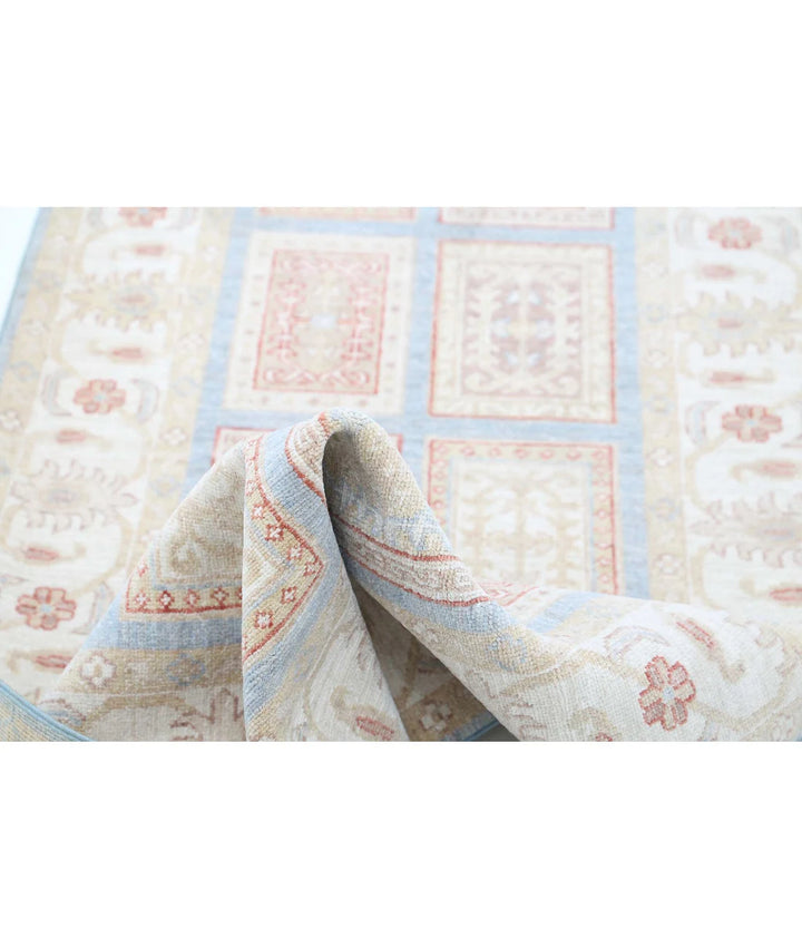Afghan Bakhtiari Runner Rug 2' 8" x 9' 10" Hand-Knotted | No. AT12348