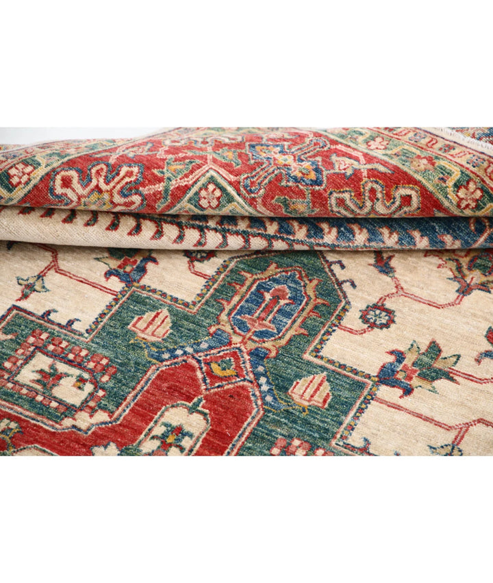 Afghan Ziegler Farhan Rug 5'7" x 8'7" Hand-Knotted | No. AT12398