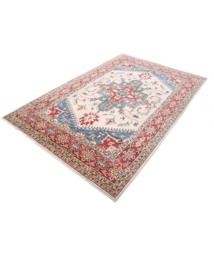 Afghan Ziegler Farhan Rug 5'7" x 8'7" Hand-Knotted | No. AT12398