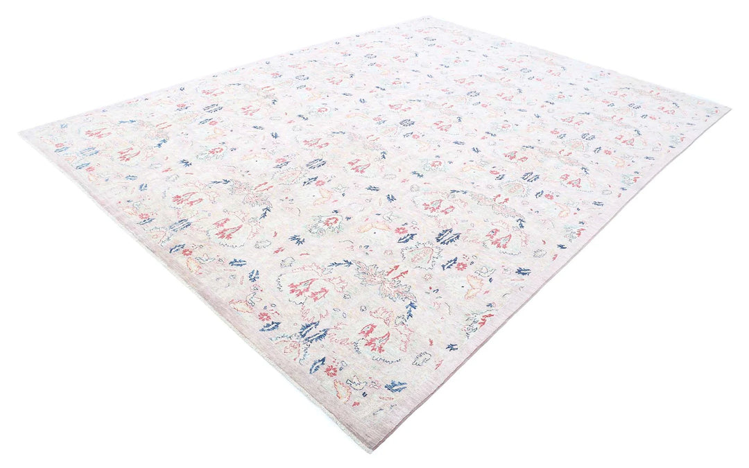 Afghan Oriental Rug 8' 10" x 11' 9" Hand-Knotted | No. AT12424