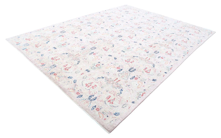 Afghan Oriental Rug 8' 10" x 11' 9" Hand-Knotted | No. AT12424