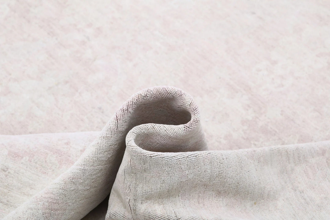 Ivory Afghan Serenity Rug 8' 0" x 10' 6" Hand-Knotted | No. AT12432