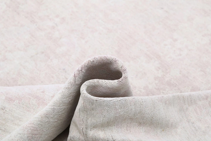 Ivory Afghan Serenity Rug 8' 0" x 10' 6" Hand-Knotted | No. AT12432
