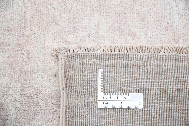Ivory Afghan Serenity Rug 8' 0" x 10' 6" Hand-Knotted | No. AT12432