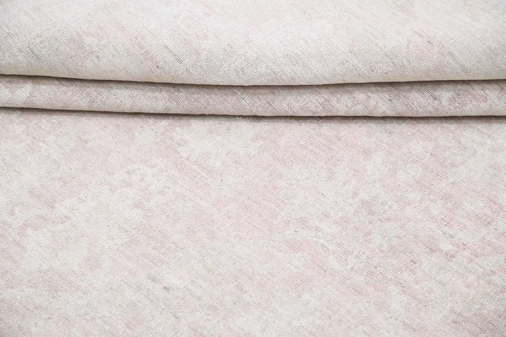 Ivory Afghan Serenity Rug 8' 0" x 10' 6" Hand-Knotted | No. AT12432
