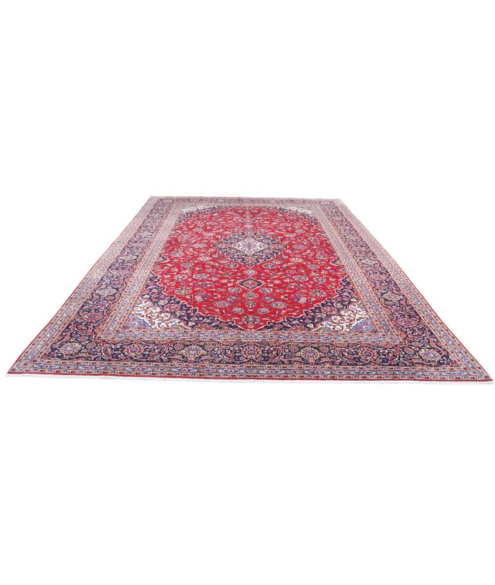 Persian Kashan Rug 9' 6" x 13' 6" Hand-Knotted | No. AT12482