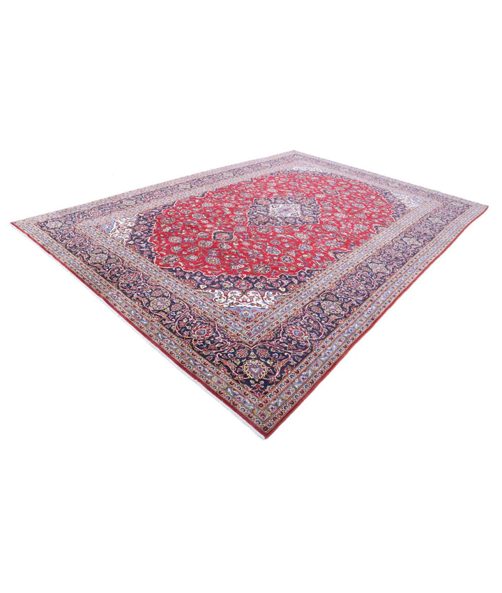 Persian Kashan Rug 9' 6" x 13' 6" Hand-Knotted | No. AT12482