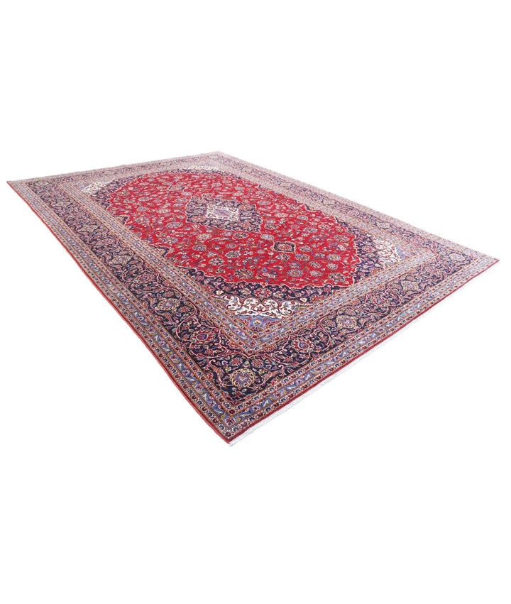 Persian Kashan Rug 9' 6" x 13' 6" Hand-Knotted | No. AT12482