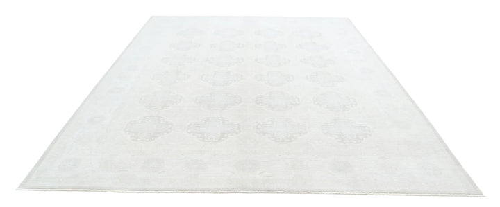 Afghan Serenity Rug 9' 0" x 11' 5" Hand-Knotted | No. AT12646