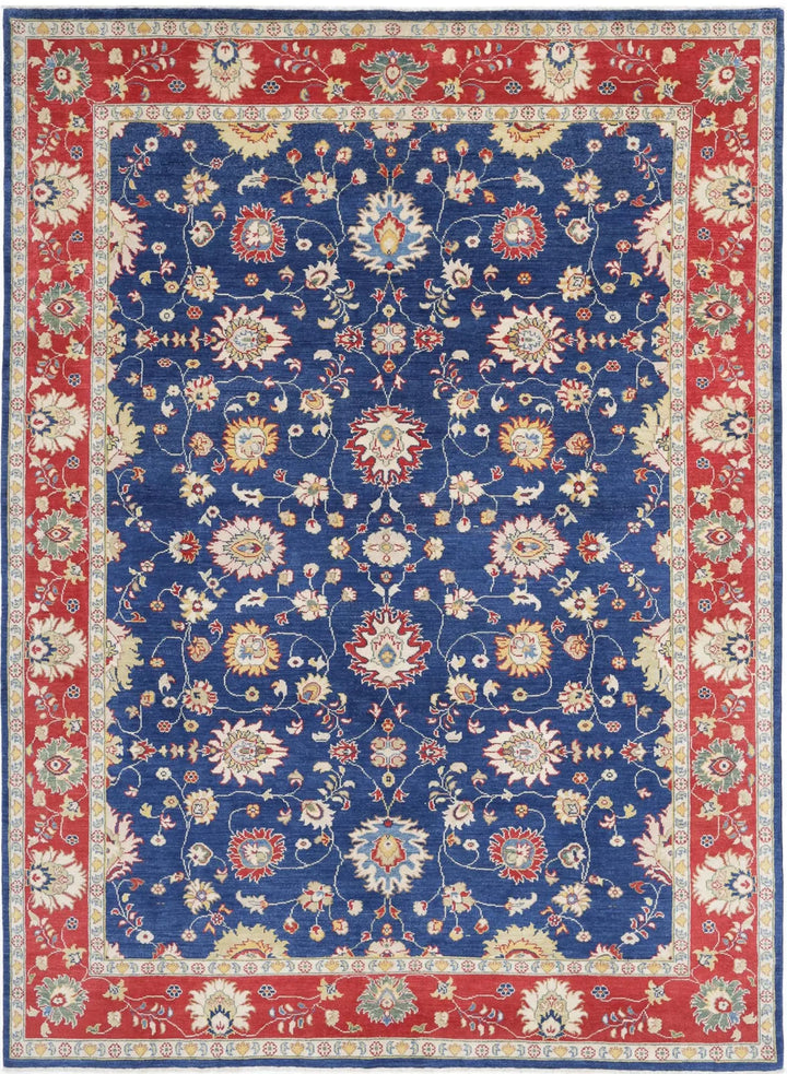 Afghan Ziegler Rug 8' 10" x 12' 3" Hand-Knotted | No. AT12689